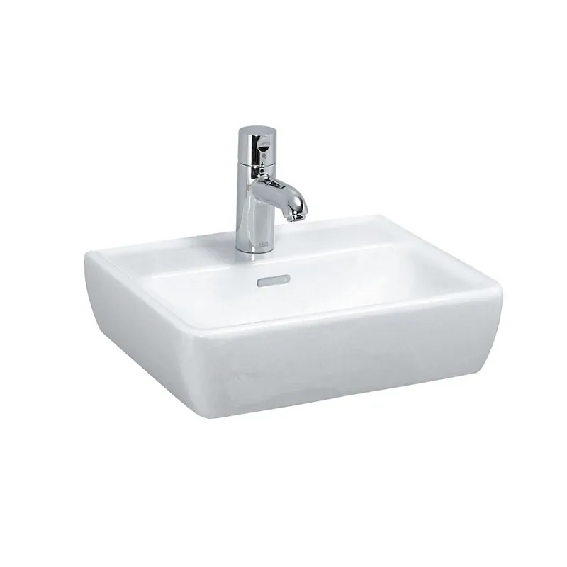 Alacsony ár Mosdó, Laufen, PRO H8119510001041, kézmosó, csaplyukkal, 45 cm