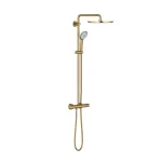 Népszerű Grohe Euphoria 310 Termosztátos zuhanyrendszer Rainshower Cosmopolitan 310 fém fejzuhannyal, brushed cool sunrise 26075GN0