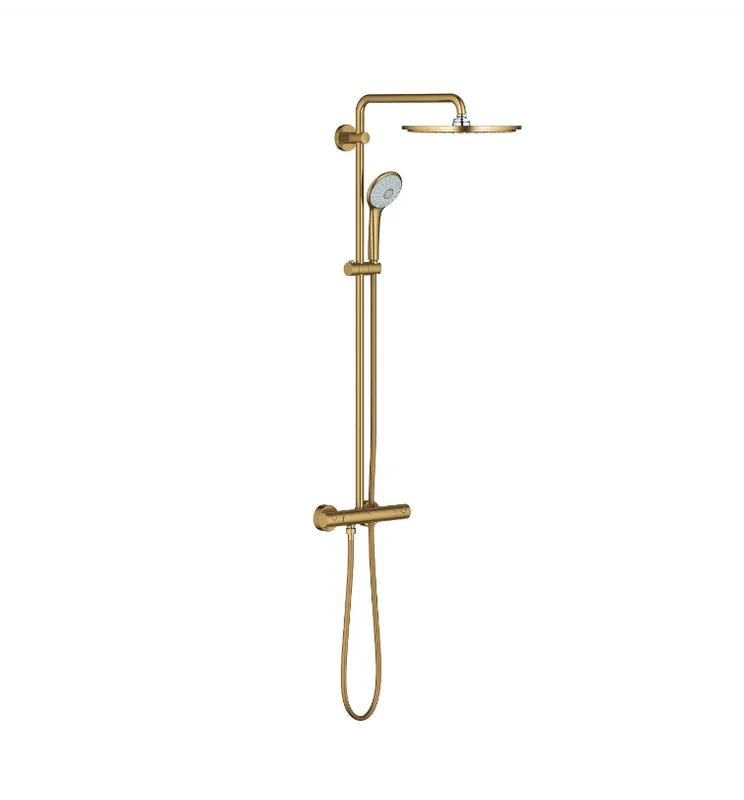 Népszerű Grohe Euphoria 310 Termosztátos zuhanyrendszer Rainshower Cosmopolitan 310 fém fejzuhannyal, brushed cool sunrise 26075GN0
