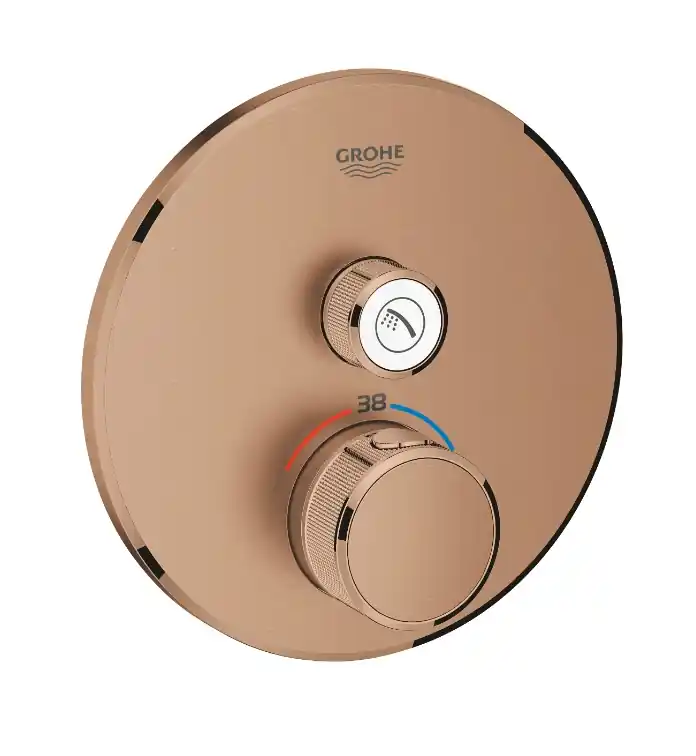 Grohe, Grohtherm SmartControl termosztátos, 1 fogyasztós, brushed warm sunset, 29118DL0 Expressz szállítás