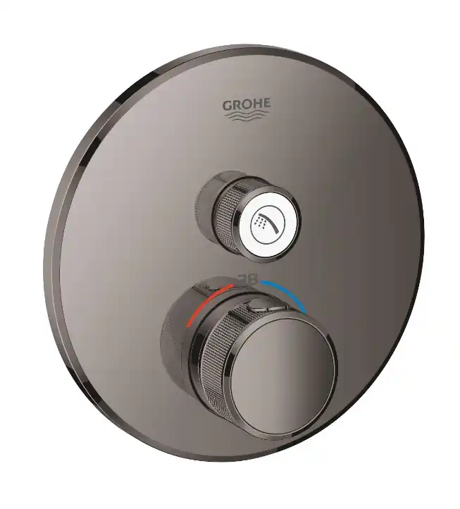 Grohe, Grohtherm SmartControl termosztátos, 1 fogyasztós, hard graphite 29118A00 Alacsony ár