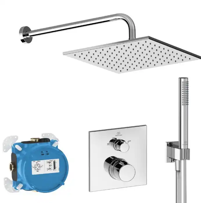 Bestseller Ideal Standard, Ceratherm C100 falsík alatti zuhanyrendszer, króm, A7572AA