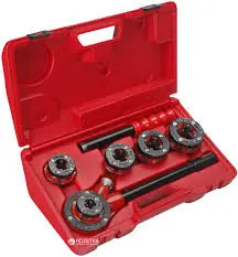 VIRAX KÉZI RACSNIS MENETVÁGÓ, BSPT JOBBOS 3/8" - 1/2" - 3/4" - 1" - 1,1/4" VÁGÓFEJEKKEL (136301) Outlet