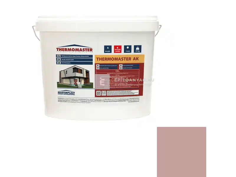 Újdonság Masterplast Thermomaster akril vékonyvakolat, kapart 2 mm 19-D 25 kg