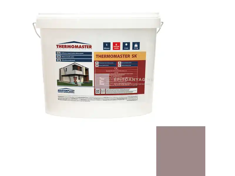 Masterplast Thermomaster szilikon vékonyvakolat, kapart 2 mm 20-C 25 kg Gyors szállítás