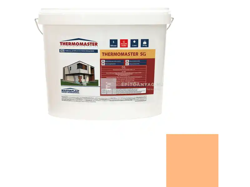 Masterplast Thermomaster szilikon vékonyvakolat, gördülőszemcsés 2 mm 07-C 25 kg Akció