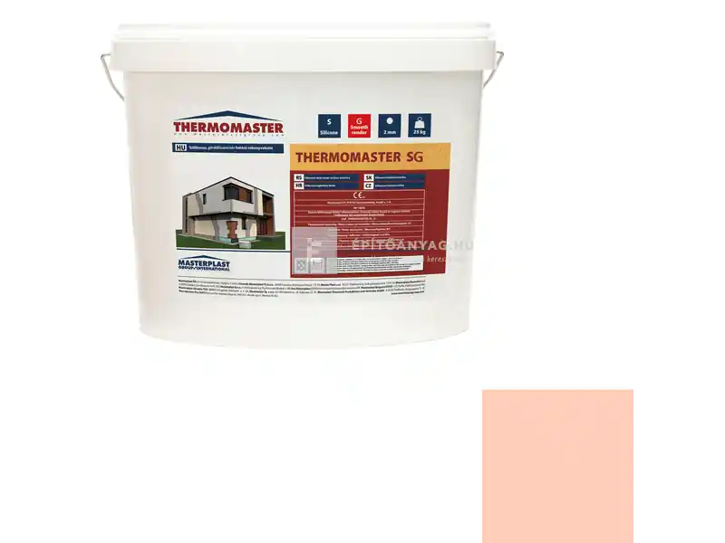 Árengedmény Masterplast Thermomaster szilikon vékonyvakolat, gördülőszemcsés 2 mm 17-E 25 kg