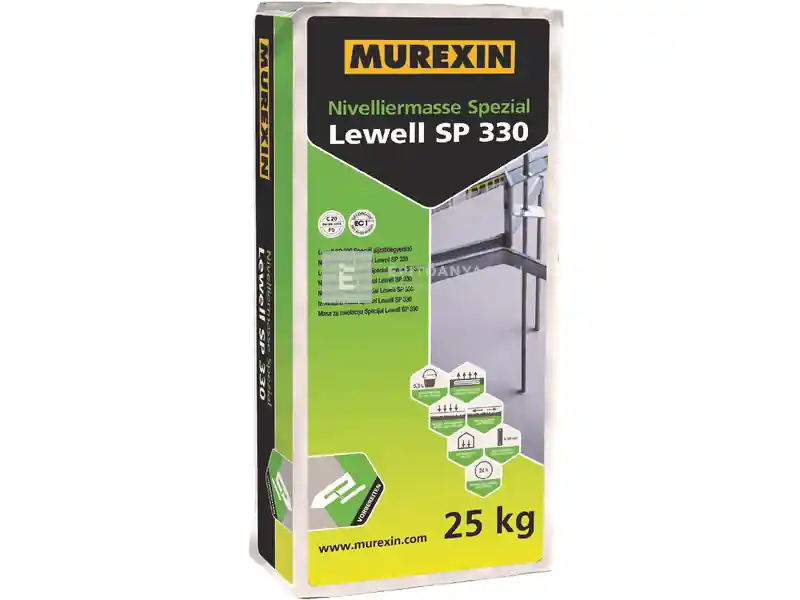 Biztonságos fizetés Murexin Lewell SP 330 Speciál aljzatkiegyenlítő 25 kg