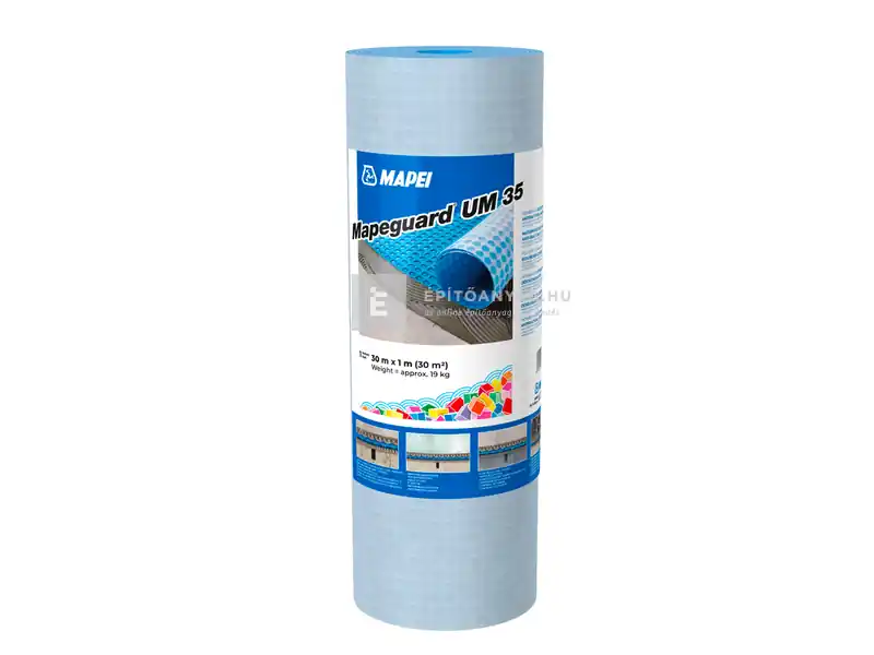 Vásárlói kedvenc Mapei Mapeguard UM 35 Vízszigetelő, leválasztó és törésgátló membrán 1x30 m