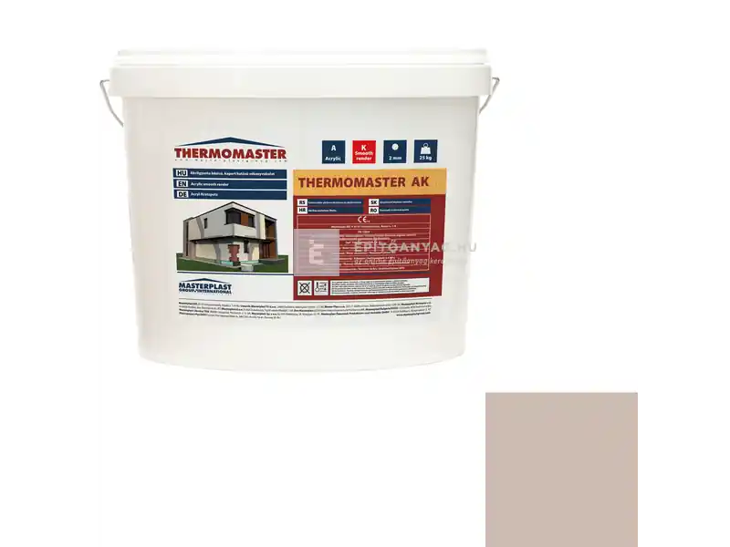 Masterplast Thermomaster akril vékonyvakolat, kapart 2 mm 44-D 25 kg Ne maradj le