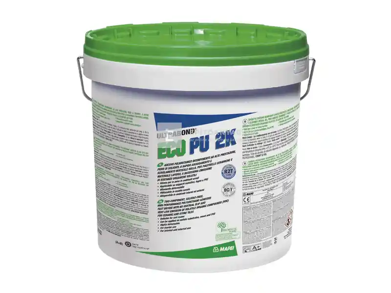Mapei Ultrabond Eco PU 2K kétkomponensű ragasztó kerámia- és kőlapokhoz R2T fehér 10 kg Olcsó