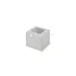 Legnépszerűbb SW Térkő Háromkő kerítés félkő fehér 20x20x16 cm