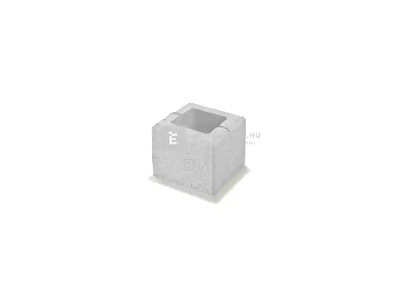 Legnépszerűbb SW Térkő Háromkő kerítés félkő fehér 20x20x16 cm