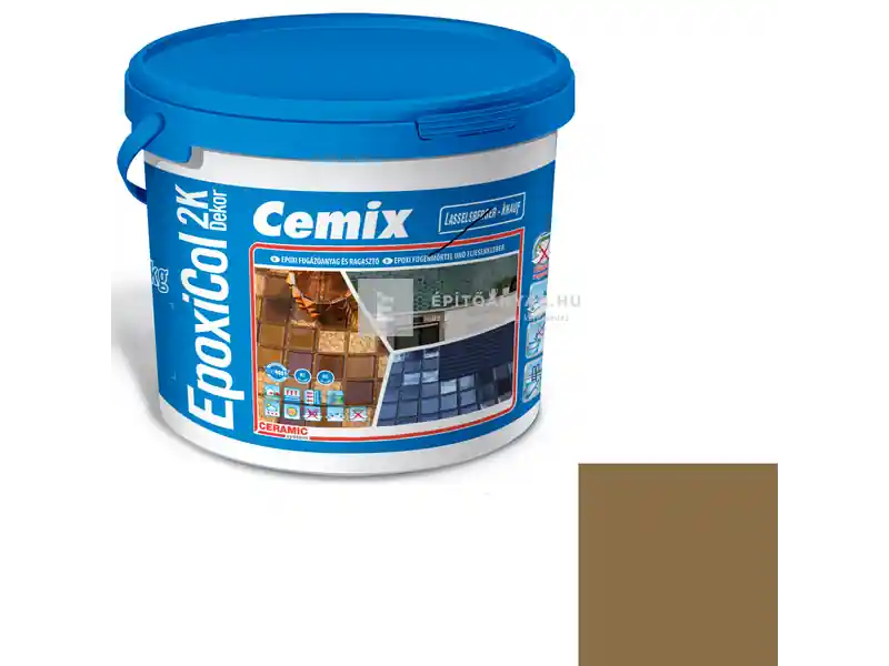 Cemix 8660 EpoxiCol 2K Dekor epoxi fugázó mandula 7 kg Gyors kiszállítás