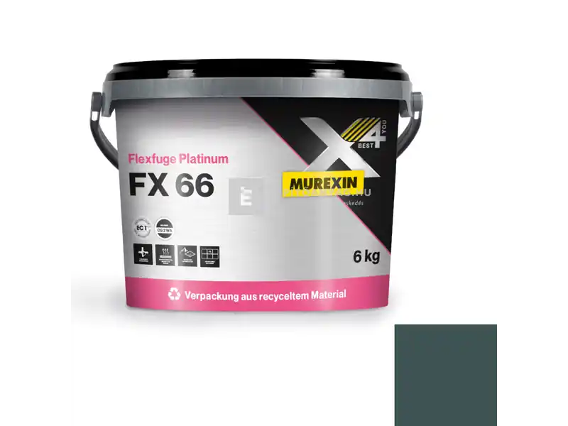 Murexin FX 66 Platinum flexfugázó 7 mm-ig, bazalt 6 kg Végkiárusítás
