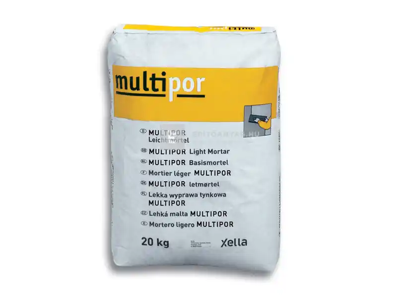 Xella Multipor habarcs 20 kg Expressz kézbesítés