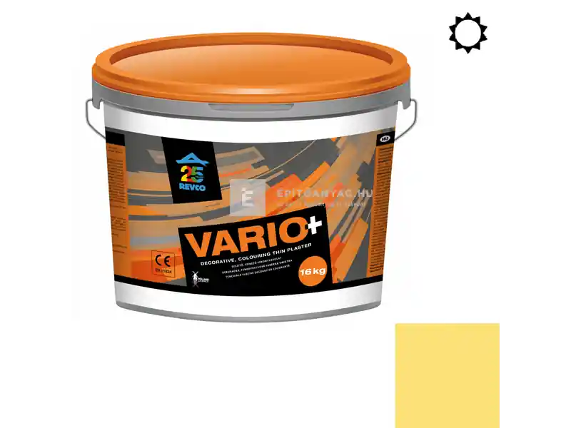 Kedvezményes ár Revco Vario+ Spachtel kapart vékonyvakolat 1,5 mm sunset 3 16 kg