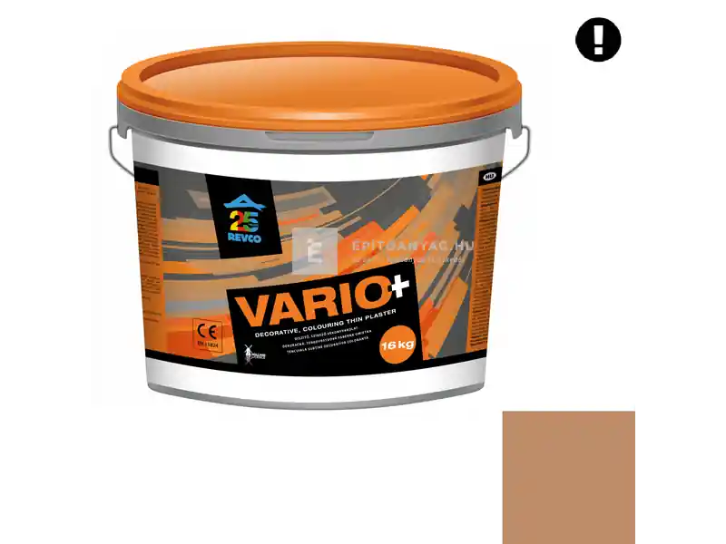 Revco Vario+ Spachtel kapart vékonyvakolat 2,5 mm mocca 4 16 kg Különleges ajánlat