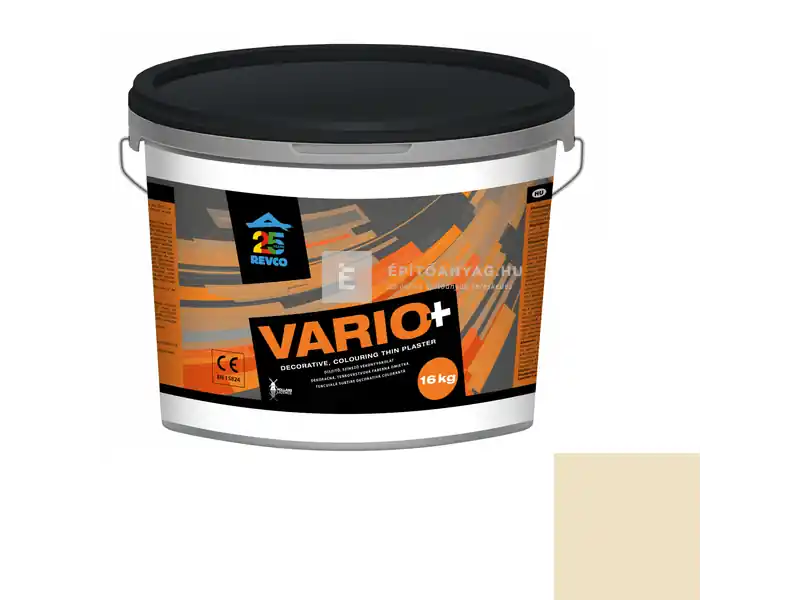 Revco Vario+ Struktúra gördülőszemcsés vékonyvakolat 2 mm apache 2 16 kg Kedvezményes ár