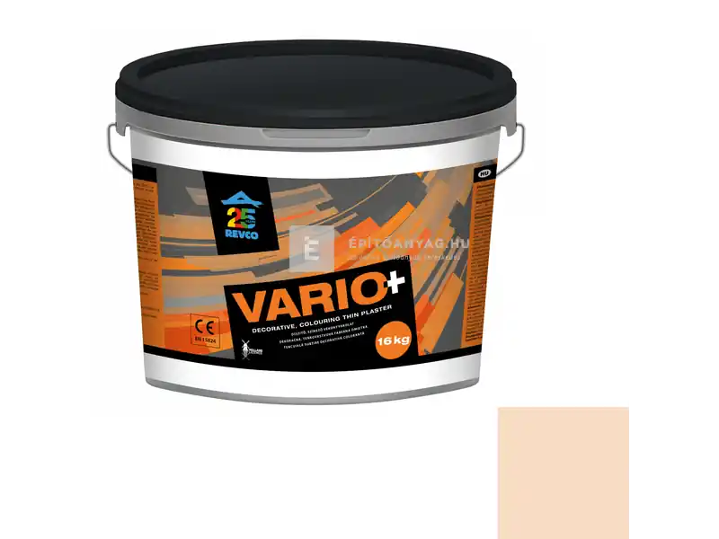 Újdonság Revco Vario+ Struktúra gördülőszemcsés vékonyvakolat 2 mm mocca 1 16 kg