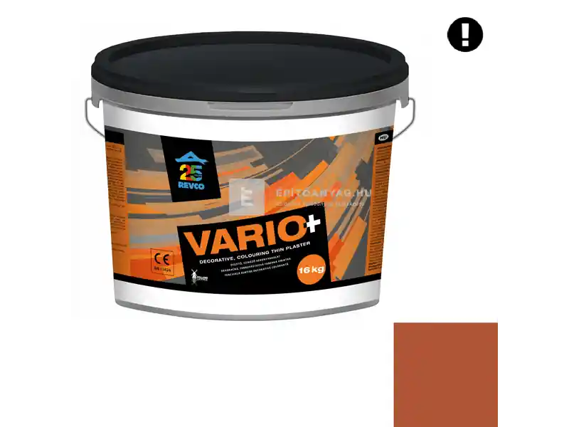 Revco Vario+ Struktúra gördülőszemcsés vékonyvakolat 2 mm cacao 5 16 kg Biztonságos fizetés