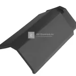 Újdonság Tondach Design gerinccserép FusionProtect titán (rögzítőkapoccsal)