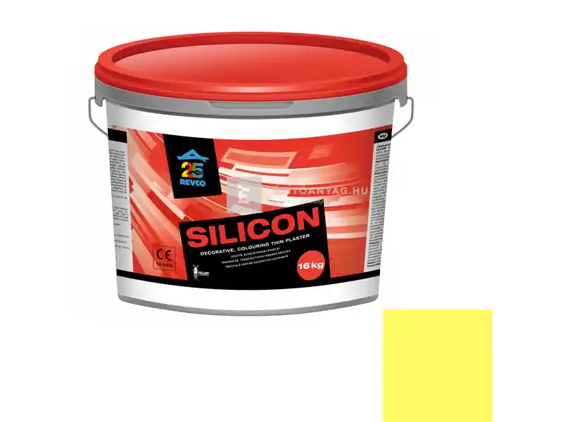Kedvezményes ár Revco Silicon Spachtel kapart vékonyvakolat 1,5 mm canari 4 16 kg