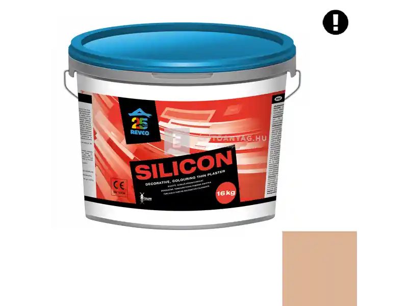 Újdonság Revco Silicon Struktúra gördülőszemcsés vékonyvakolat 2 mm praline 4 16 kg