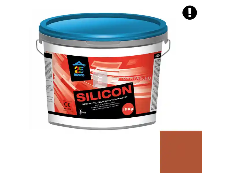 Azonnal elérhető Revco Silicon Struktúra gördülőszemcsés vékonyvakolat 2 mm cacao 5 16 kg