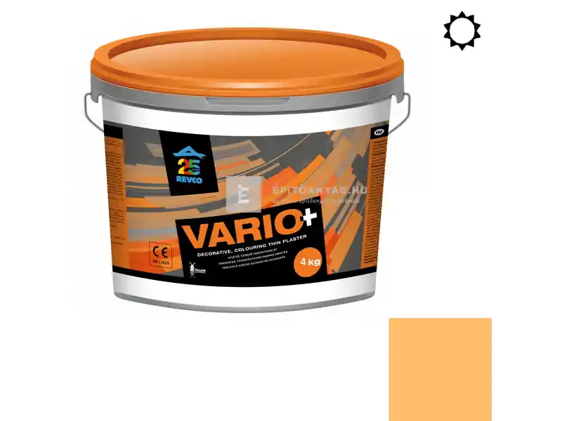 Revco Vario+ Spachtel kapart vékonyvakolat 1,5 mm mandarin 4 4 kg Szuper ajánlat