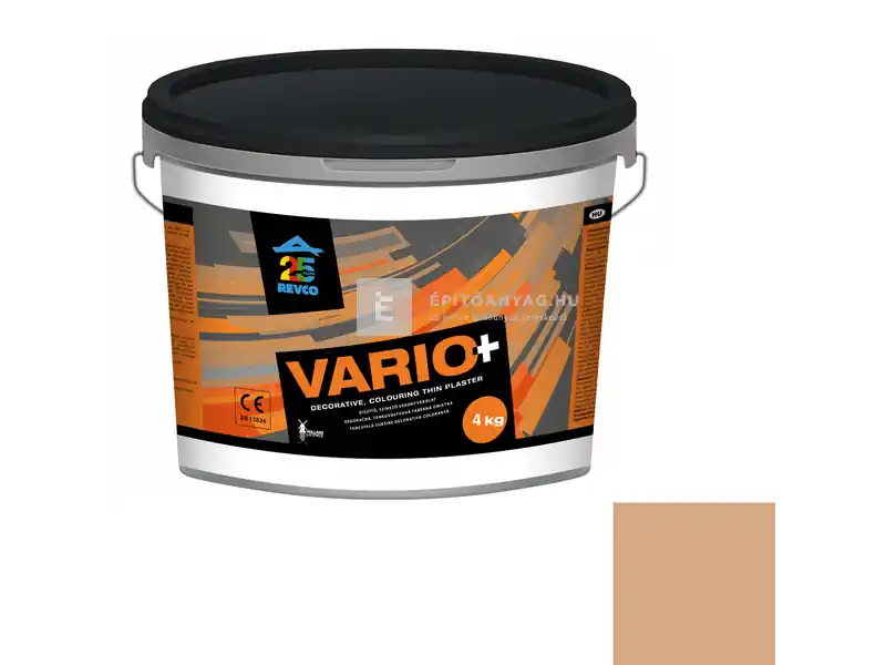 Korlátozott ajánlat Revco Vario+ Struktúra gördülőszemcsés vékonyvakolat 2 mm mocca 3 4 kg