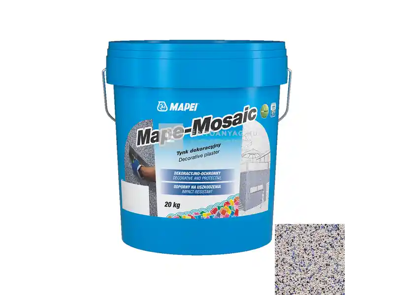 Kihagyhatatlan ajánlat Mapei Mape-Mosaic díszítővakolat 1,2 mm lápisz 20 kg
