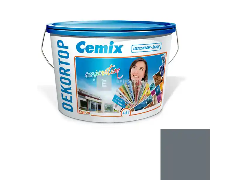Szuper akció Cemix 2802 DekorTOP diszperziós homlokzatfesték 4769 blue 4,5 l