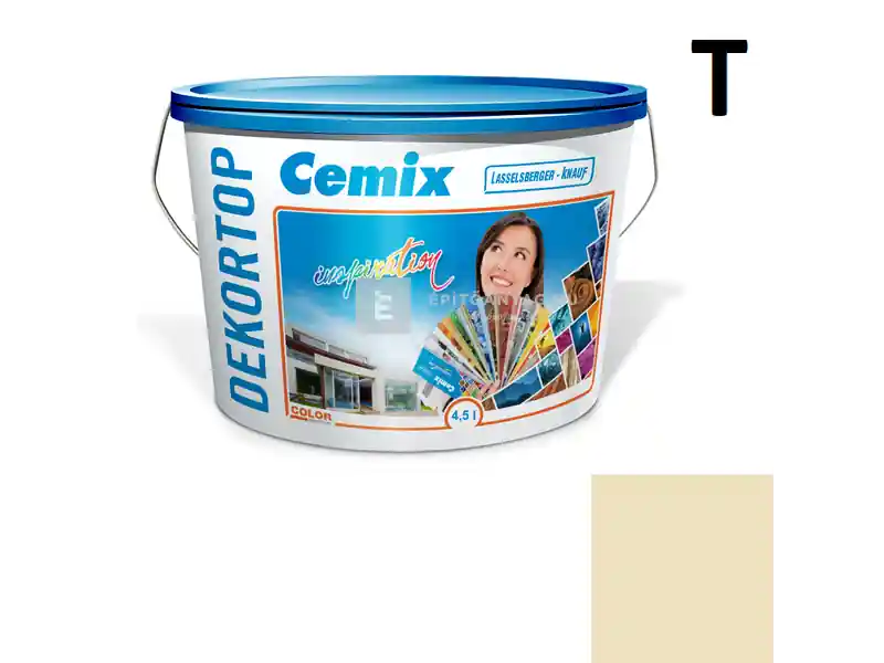 Kiárusítás Cemix 2802 DekorTOP diszperziós homlokzatfesték 4951 brown 4,5 l