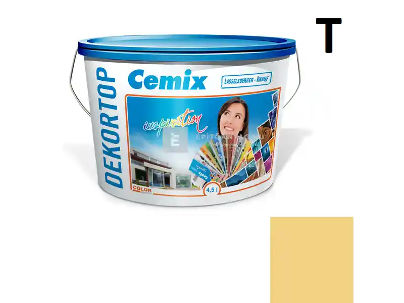 Gyors kiszállítás Cemix 2802 DekorTOP diszperziós homlokzatfesték 6125 intense 4,5 l
