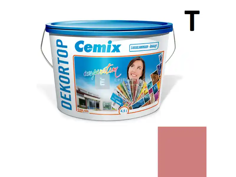 Legjobb ár Cemix 2802 DekorTOP diszperziós homlokzatfesték 6343 intense 4,5 l