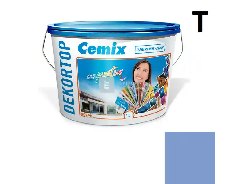 Népszerű Cemix 2802 DekorTOP diszperziós homlokzatfesték 6727 intense 4,5 l