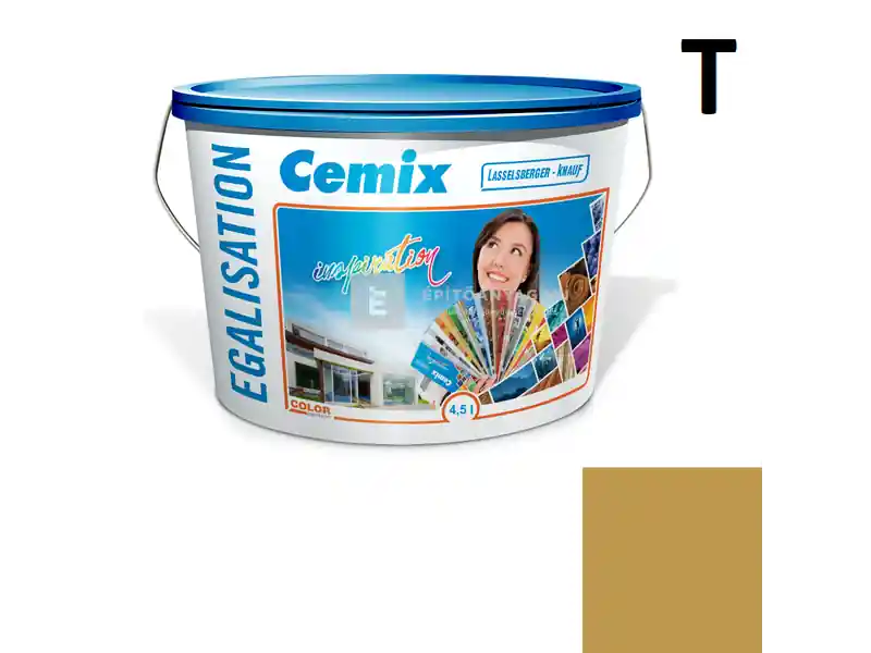 Árengedmény Cemix 2805 Egalisation színfelújító homlokzatfesték 4379 orange 4,5 l