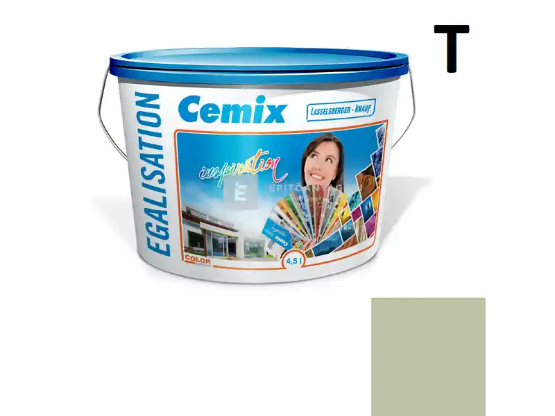 Cemix 2805 Egalisation színfelújító homlokzatfesték 4515 green 4,5 l Csak ma