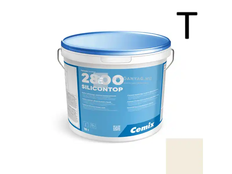 Cemix 2800 SiliconTOP szilikon homlokzatfesték 4000 white 4,5 l Árcsökkenés