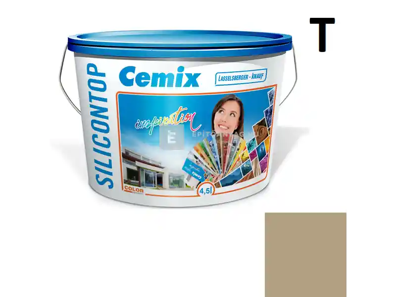 Cemix 2800 SiliconTOP szilikon homlokzatfesték 4557 green 4,5 l Bestseller