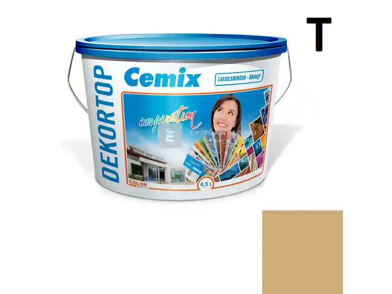 Utolsó esély Cemix 2802 DekorTOP diszperziós homlokzatfesték 4359 orange 4,5 l