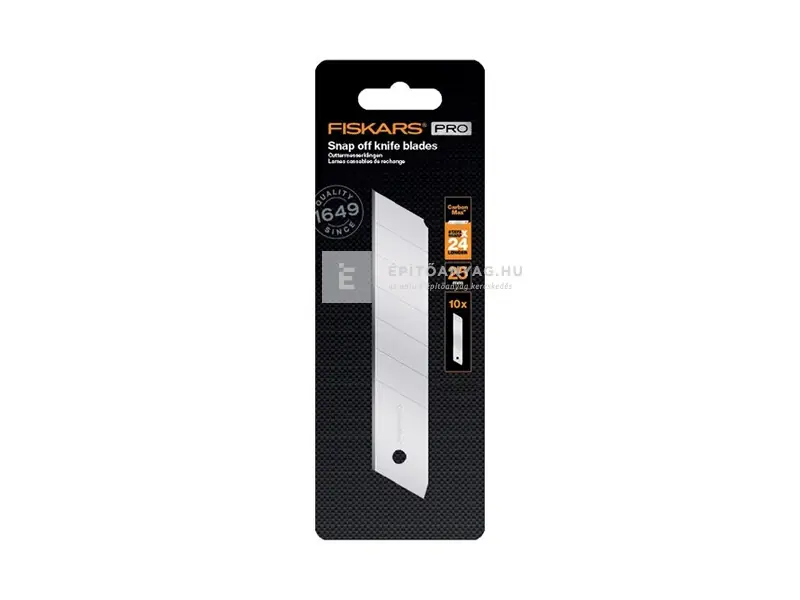 Fiskars pótpengék CarbonMax Snap-off pengekéshez, 25 mm, 10 db Akció