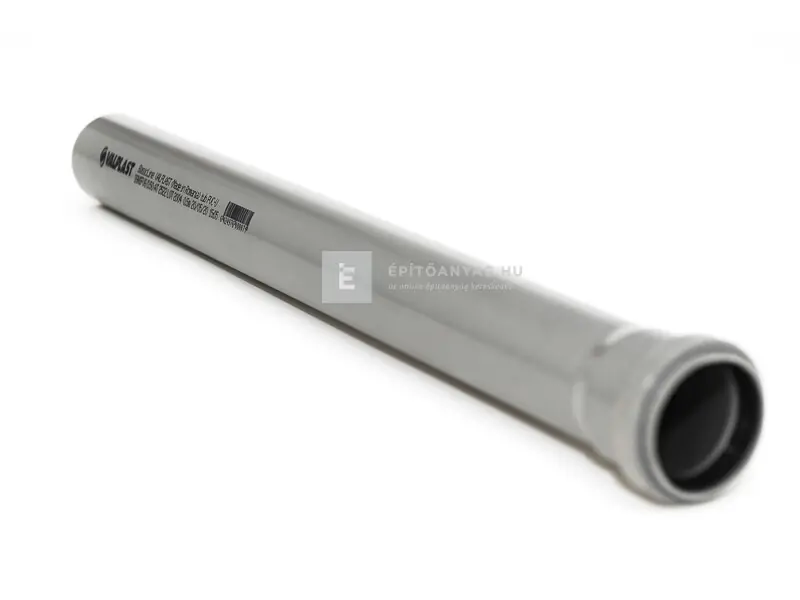 Biztonságos fizetés Valplast PVC tokos cső gumigyűrűvel 50 mm, 0,5 m