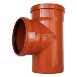 Biztonságos fizetés Valplast KG PVC T-idom 200/200 mm 87,5°