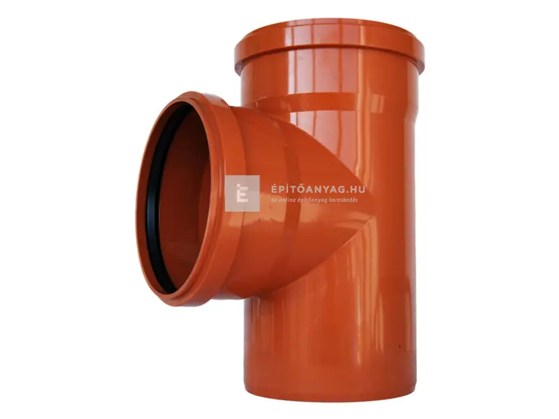 Biztonságos fizetés Valplast KG PVC T-idom 200/200 mm 87,5°