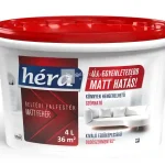 Bestseller Trilak Héra Beltéri falfesték, új piros tetős 4 l, matt fehér