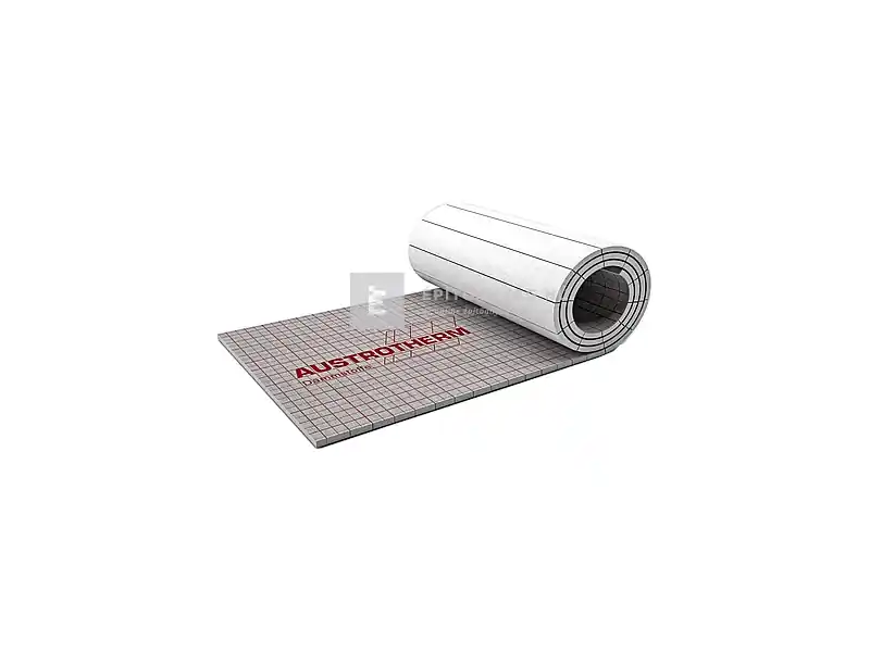 Outlet Austrotherm Trittschallrolle 650 lépéshangszigetelő tekercs PE-kasírozott 2,5 cm