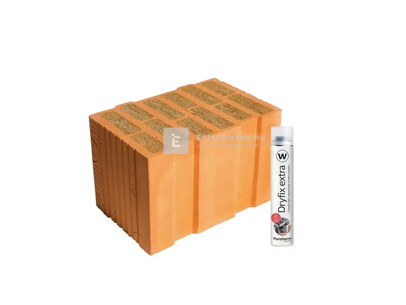 Porotherm 38 Thermo Rapid Dryfix tégla Outlet