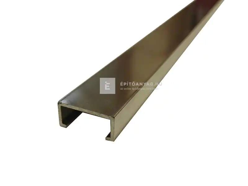 Újdonság Viarprofil dekor profil, polír króm, 270 cm x 15 mm
